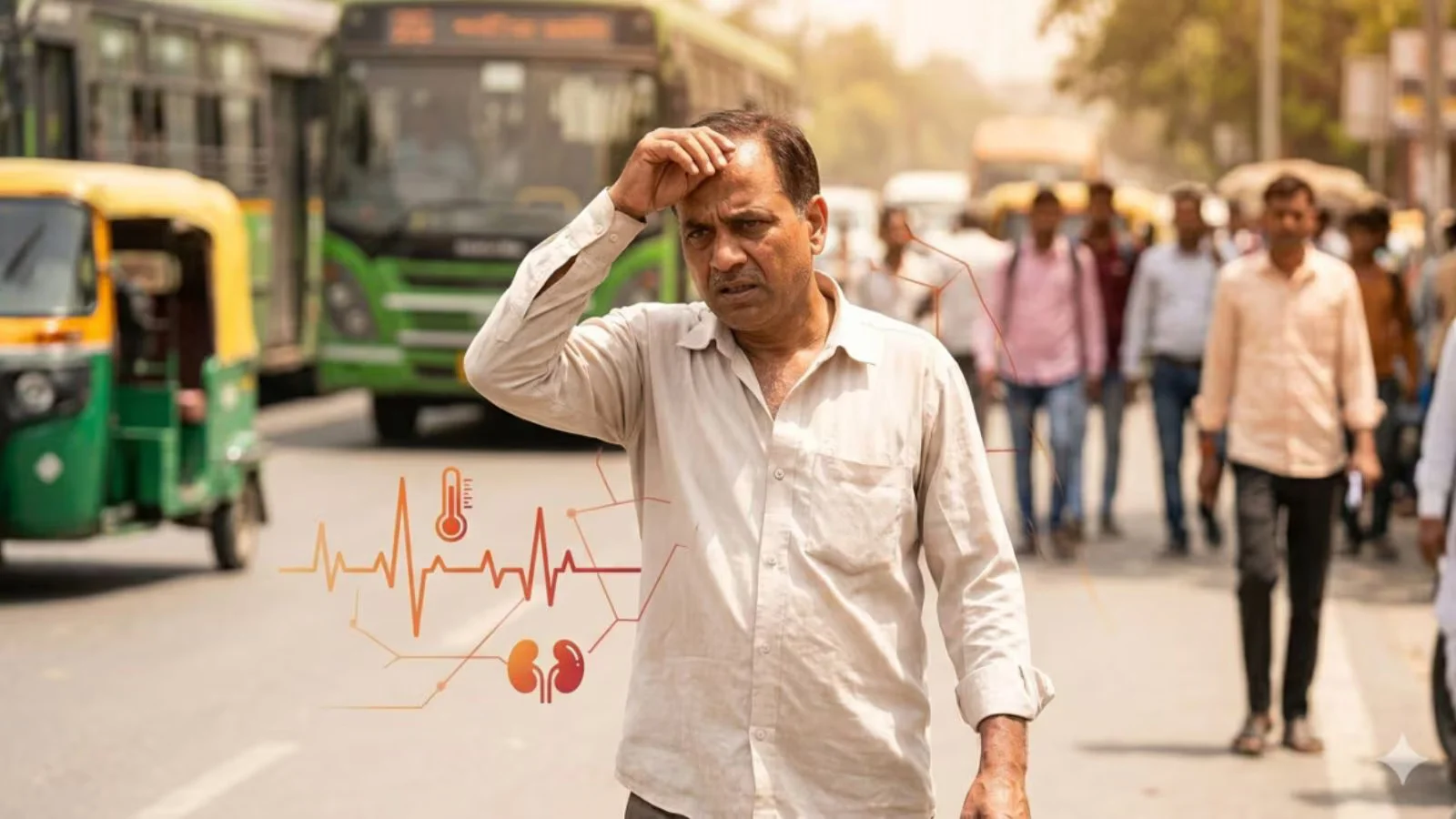Living with 45°C summer: How extreme heat is quietly damaging our heart, kidneys, brain